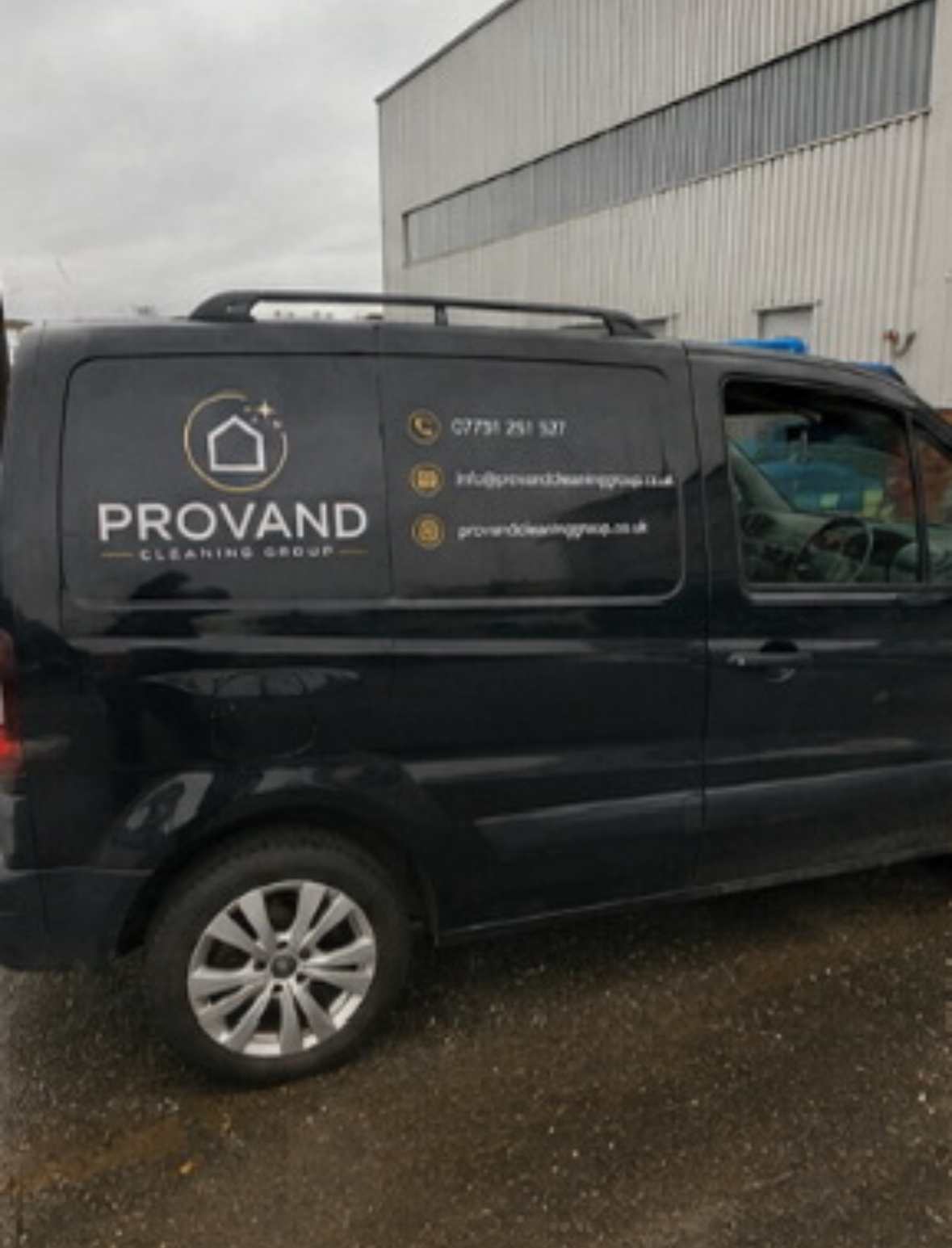 Provand Cleaning Group branded van